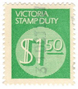 (I.B) Australia - Victoria Revenue : Stamp Duty $1.50 (1966)