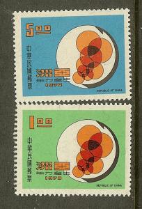 China, Scott #'s 1677-1678, Asian Productivity Year, MNH