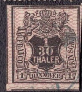 Hanover - 3 1851 Used