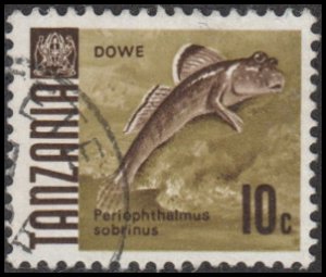 Tanzania 20 - Used - 10c Mudskipper (1967) (cv $1.40)