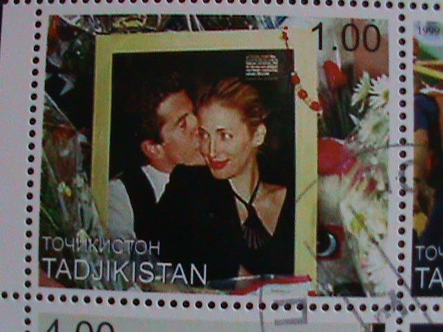 TAJIKISTAN-1999-JOHN F. KENNEDY TRAGEDY-JULY 16TH 1999-CTO-S/S VERY FINE