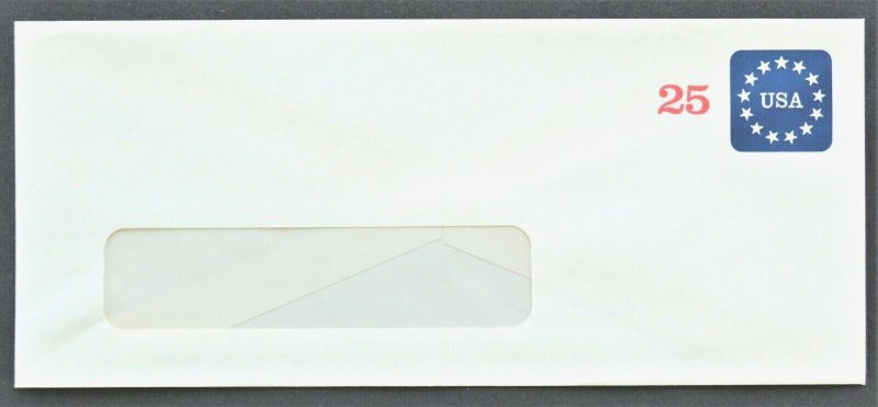 US 1988 Sc. #U611 stamped window envelope, mint entire, very good shape