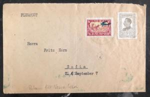 1920s Varna Bulgaria Airmail First Flight Cover FFC To Sofia