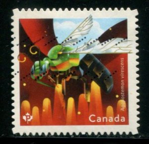 3100 Canada (85c) Striped-Sweat Bee SA, used