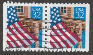 2916 Flag over porch