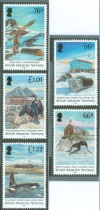 British Antarctic Territory #496-500 Mint (NH)