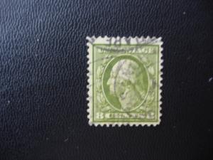 1910-11  SCOTT # 380  8 c USED.   F/VF. SCV $ 15.00.