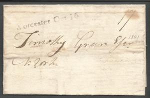 Worcester Oct 16, S/L 1801