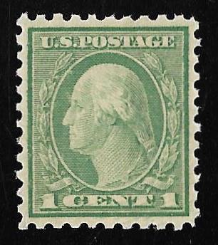 543 1 cent Washington, Green Stamp mint OG NH EGRADED XF 91 XXF