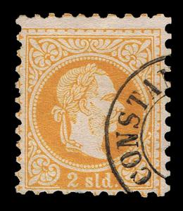 REFERENCE AUSTRIA TURKISH EMPIRE SCOTT #7c USED PF CERT - READ YELLOW LISTING