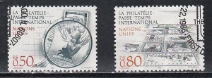 United Nations. - Geneva # 146-147, Stamp Collecting, Used Set
