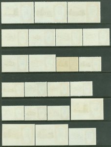 EDW1949SELL : UMM AL QUAWAIN Scott #1-18 Complete set Perf & Imperf. VF, Mint NH