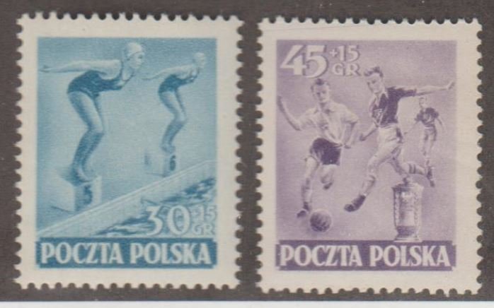 Poland Scott #B75-B76 Stamps - Mint NH Set