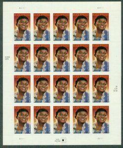 US #3996, 39¢  Hattie McDaniel, Sheet of 20, self adhesive, VF