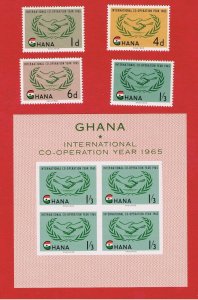 Ghana #200-203 MNH OG   ICY  w/SS   Free S/H