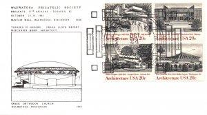 US Honors Frank Lloyd Wright 1982 Tosapex Cover