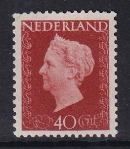 Netherlands  #297  MNH  1947  Wilhelmina   40c