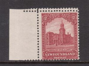 Newfoundland #154 NH Mint Double Perfed At Top Variety