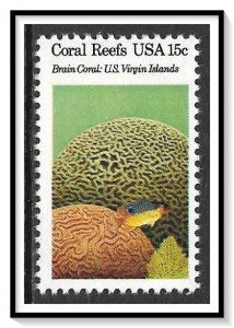 US #1827 Coral Reefs Brain Coral MNH