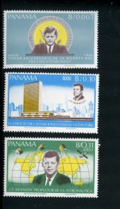 PANAMA 3rd MEMORIAL OF JOHN F. KENNEDY SET MINT NH