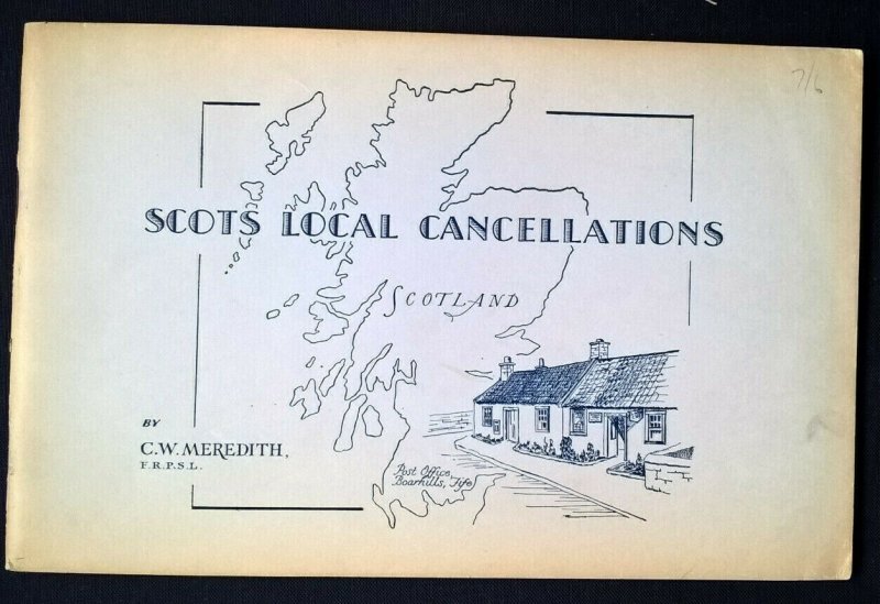 SCOTS LOCAL CANCELLATIONS Meredith 1953 Scotland Postmarks Postal History