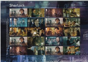 LS126 GB 2020 Sherlock sheet UNMOUNTED MINT