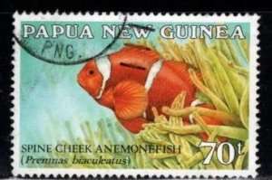 Papua New Guinea - #662 Fish -  Used