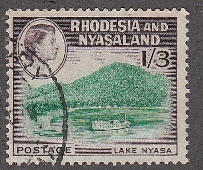Rhodesia & Nyasaland # 166, Ship on Lake Nyasa, Used
