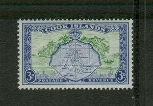 Cook Islands 1961 3d Aitutaki and palm trees, MNH