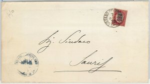 62901  - ITALIA REGNO - STORIA POSTALE :  BUSTA da SANTO STEFANO DEL.. 1879