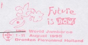 Meter cut Netherlands 1995 ( FM 50300 ) 18th World Jamboree Dronten Flevoland - 