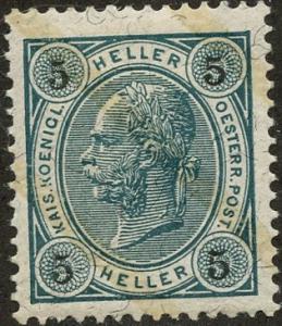 Austria, Scott #73a, Unused, Hinged