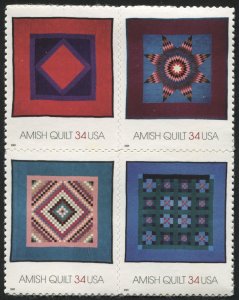 US 3527a Amish Quilts MNH