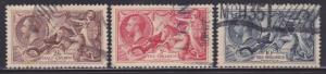 Great Britain 222-224 VF-used nice colors scv $ 238 ! see pic !