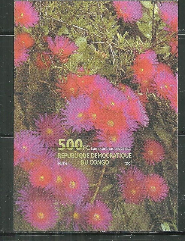 Congo MNH S/S 1630 Flowers SCV 5.75