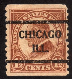 1925 US, 1 1/2c, Warren G. Harding, Sc 598, Chicago precancel