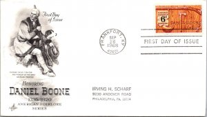 FDC 1968 SC #1357 Artcraft Cachet - Frankfort, Ky - Single - F78058