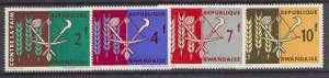 RWANDA - 1963 - Freedom from Hunger - Perf 4v Set - Mint Never Hinged