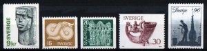 Sweden # 1173 - 1177 MNH