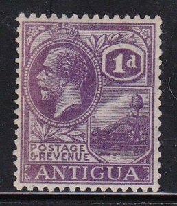 Album Treasures Antigua Scott # 44 1p George V St Johns Harbor Mint Hinged