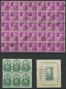 USA - Used Blocks assortment - see scans