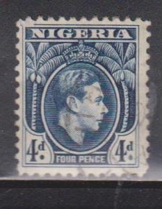 NIGERIA Scott # 68 Used - KGVI Definitive