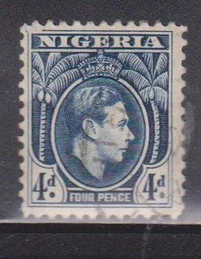 NIGERIA Scott # 68 Used - KGVI Definitive