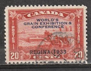 #203 Canada Used overprint