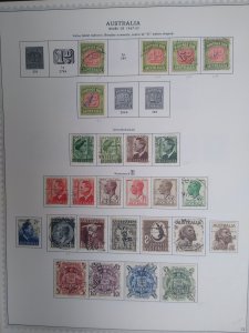 collection on pages Australia 1946-59 mostly complete most used HP: CV $198