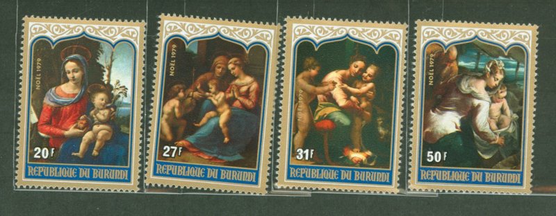 Burundi #561-564  Single (Complete Set) (Art)