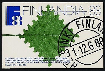 Finland 712a Booklet MNH Crest, Finlandia 88