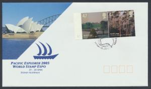 GB SG 2536a SC# 2285a - FDC from World Stamp Expo Sydney 2005