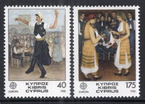 Cyprus 560-561 Europa MNH VF