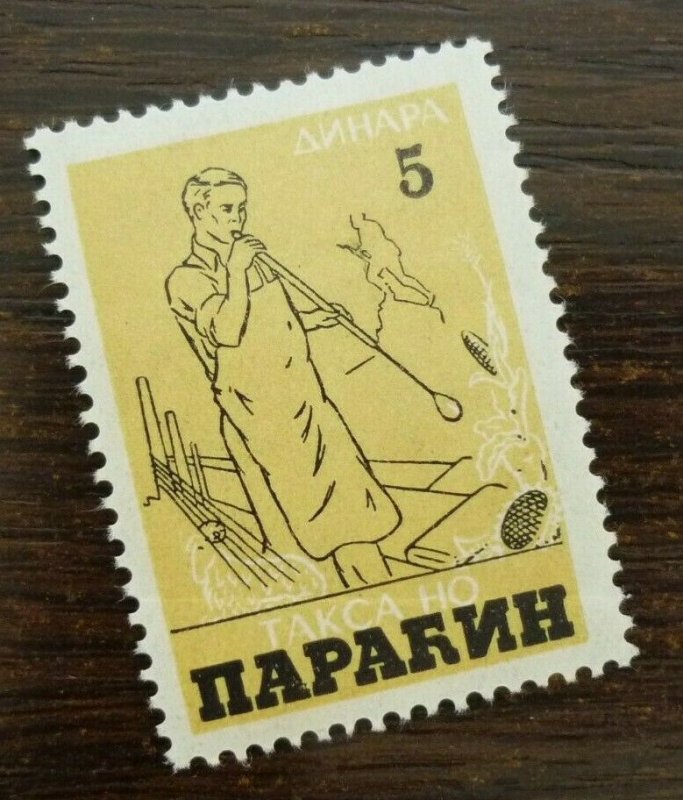 Yugoslavia Serbia PARACIN Local Revenue Stamp 5 Dinara  CX18